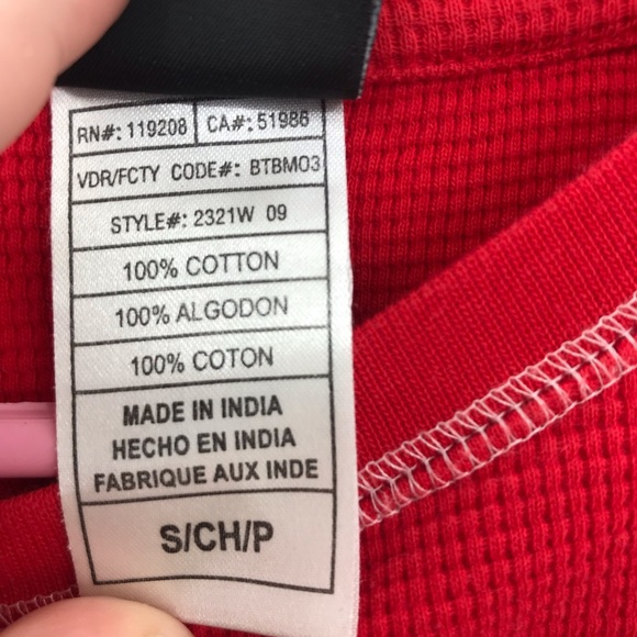 Reebok women Minnesota wild hockey red and white cotton long sleeve thermal - Picture 8 of 10